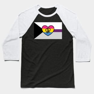 Lesbian Demisexual Panromantic Flag Baseball T-Shirt